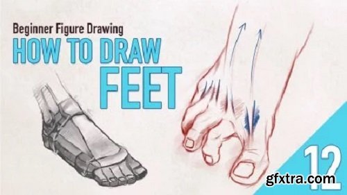 Beginner Figure Drawing - How To Draw Feet