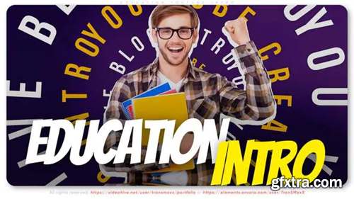 Videohive Education Youtube Intro 37498489