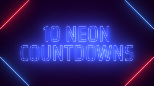 Videohive - Neon Countdowns for Premiere Pro - 37460917