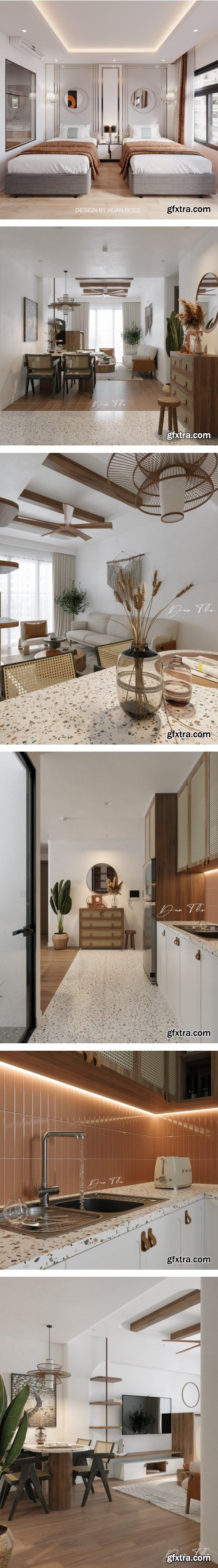 Kitchen – Livingroom Scene By Le Duc Tho