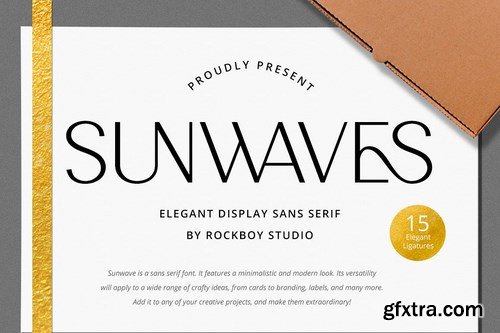 Sunwaves - Advertisement Font