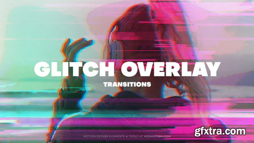 Videohive Glitch Transitions - Overlay 37557651
