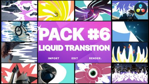 Videohive - Liquid Transitions Pack 06 | DaVinci Resolve - 37580439