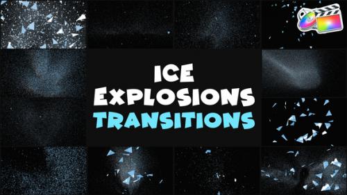 Videohive - Ice Explosions Transitions | FCPX - 37608487