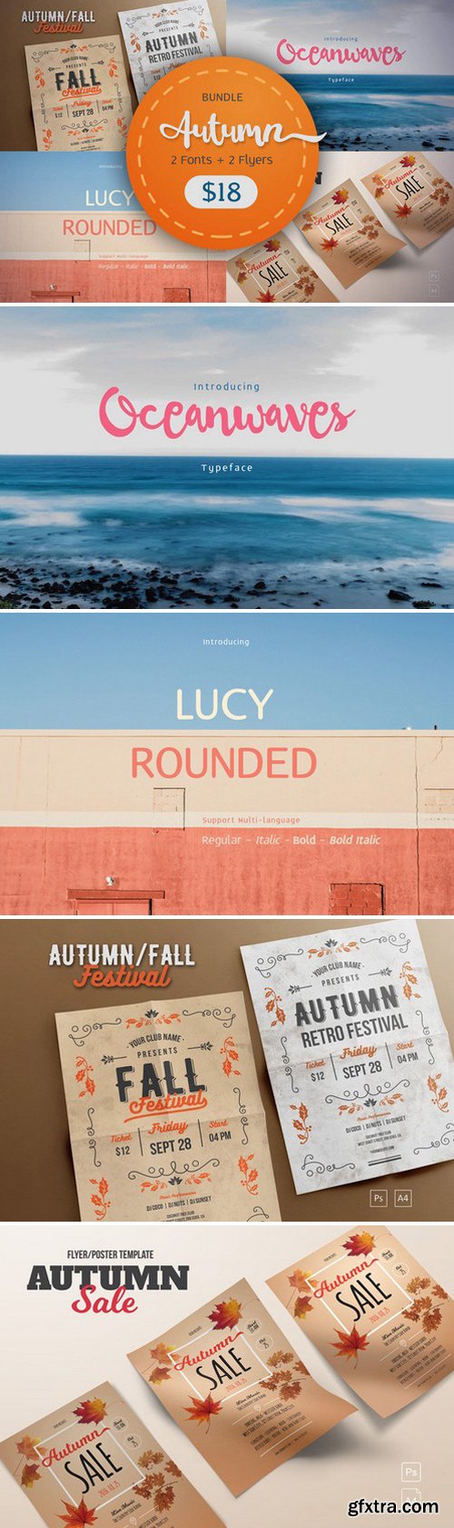 Autumn Bundle Font+Flyer