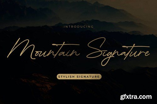 Mountain Signature - Stylish Signature