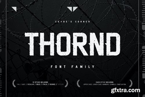 THORND - Sans Serif Font Family