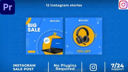 Videohive - Product sale Instagram post MOGRT - 37648581