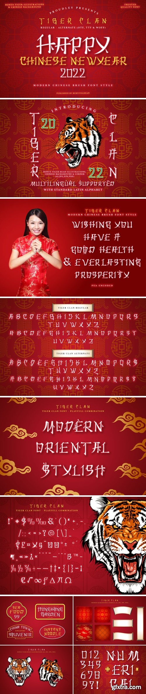 Tiger Clan Font