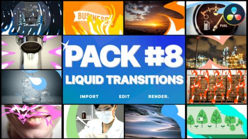 Videohive - Liquid Transitions Pack 08 | DaVinci Resolve - 37720909