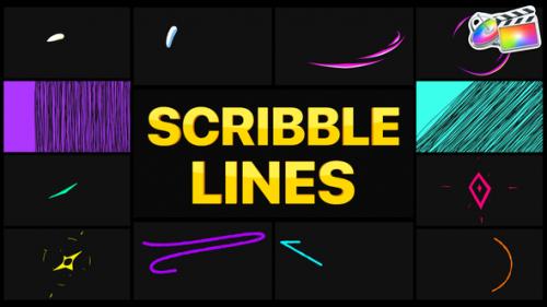 Videohive - Scribble Lines | FCPX - 37317651