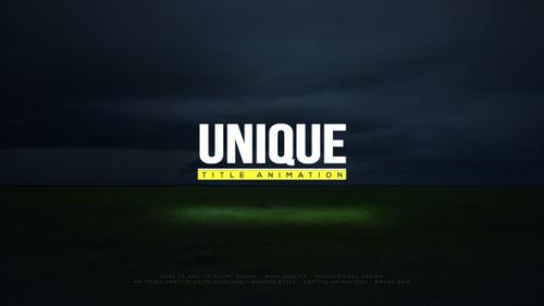 Videohive - Unique Title Animations for FCPX - 37333093