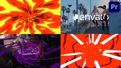 Videohive - Cartoon Extreme Logo Pack for Premiere Pro - 37739673