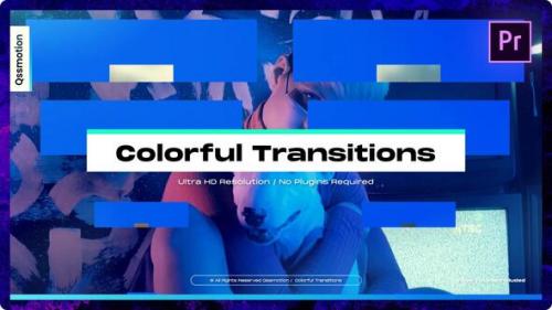 Videohive - Colorful Transitions For Premiere Pro - 37786068