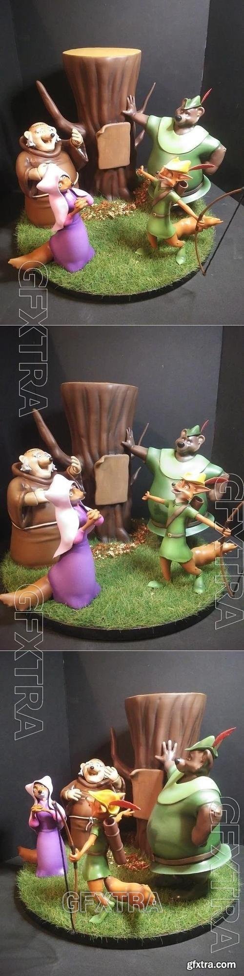 Robin Hood Diorama from Disney 3D
