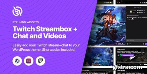 CodeCanyon - Struninn v1.0 - Twitch Streambox with Chat and Videos 37806583