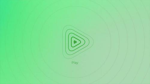 Videohive - Play icon in abstraction - 37835022