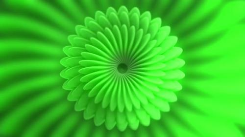 Videohive - A flower-like spiral that spins and changes scale - 37835030