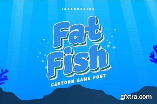 Fat Fish – Cartoon Gaming Font