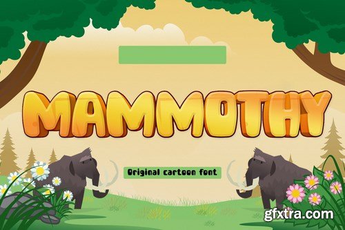 Mammothy – Kids Cartoon Font