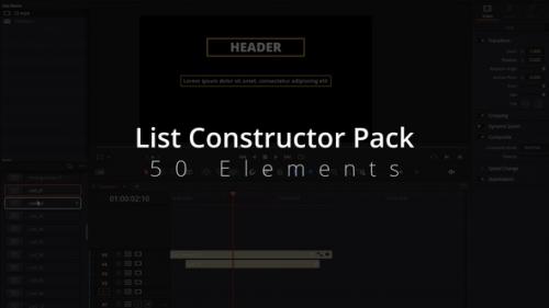 Videohive - List Constructor Pack - 37778974