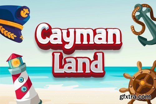 Cayman Land – Gaming Font