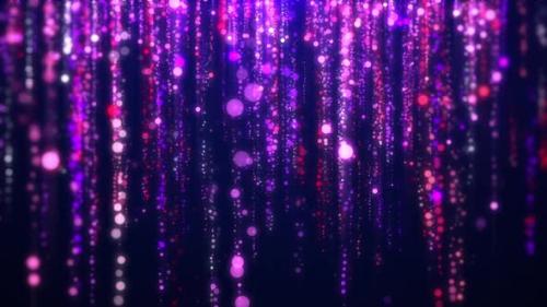 Videohive - Purple Light Particle Background - 37915785
