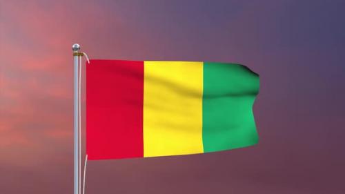Videohive - Guinea Flag - 37917657