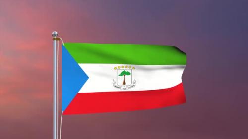 Videohive - Equatorial Guinea Flag - 37917668