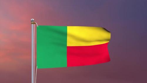 Videohive - Benin Flag - 37917876