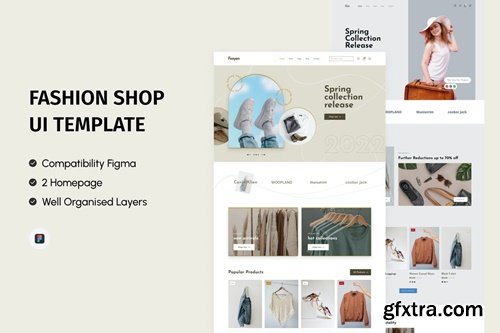 Fashion Shop eCommerce UI Template Y9BKQBQ
