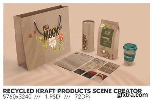Recycled Kraft Products Scene Creator DFMWMSG