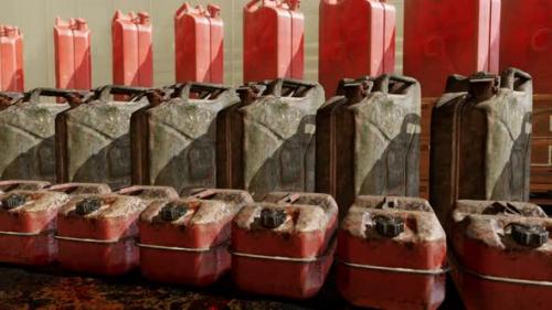 Videohive - Jerrycan For Oil Safe Storage 01 4K - 37862796