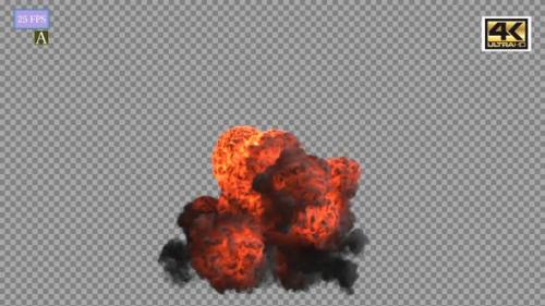 Videohive - Explosion Side A2 4K - 37864429