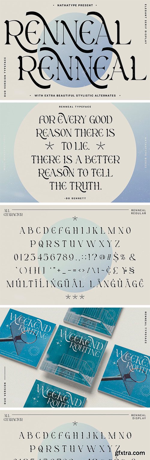 Renneal Typeface