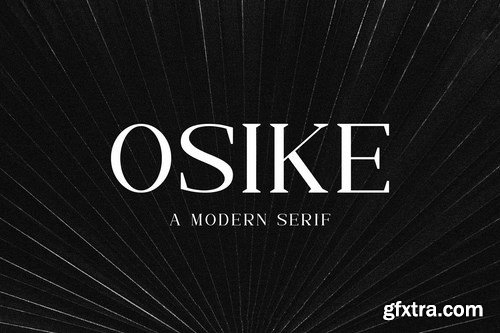 OSIKE - A Modern Serif