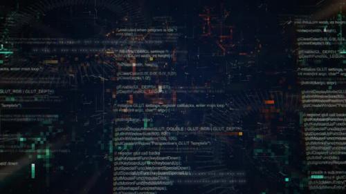 Videohive - Hacker Text Background - 29689212