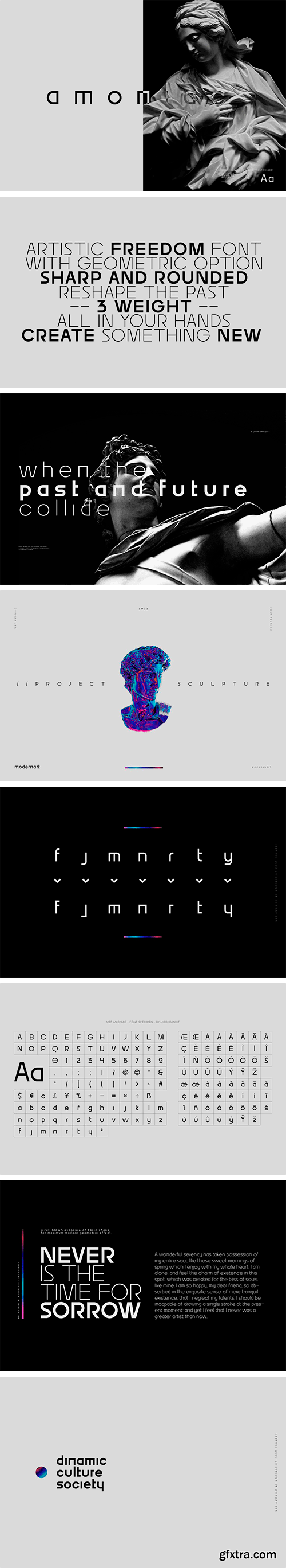 MBF Amoniac - Future Geometric Font