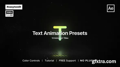Videohive Essential Text Animation Presets 37955735