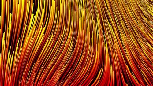 Videohive - Fire Grass In Motion Vj Background HD - 37937320