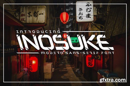 Inosuke sans serif font