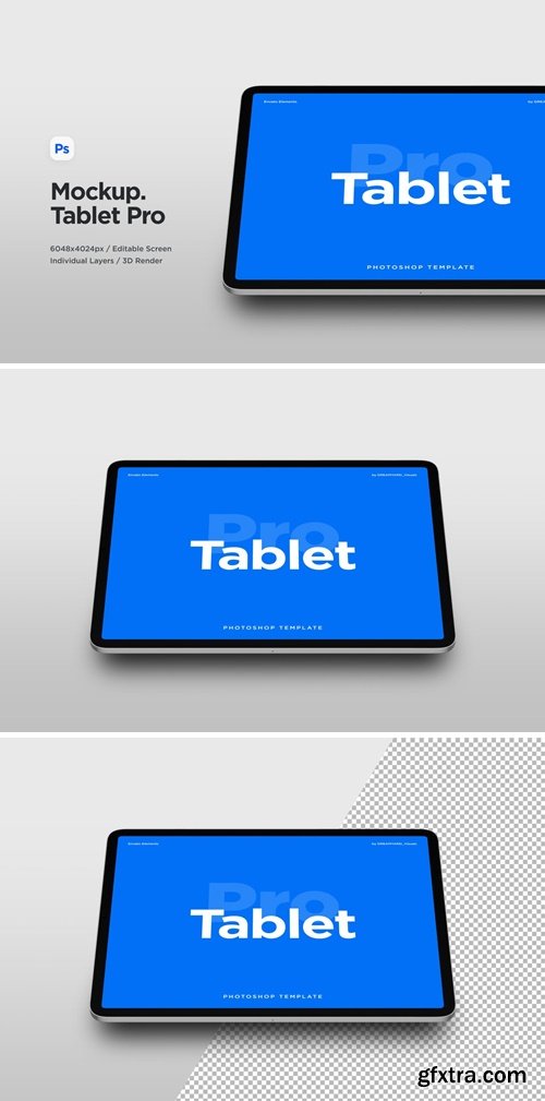 Tablet Front Tilt Mockup 01 VWVH9JB