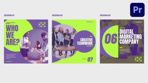 Videohive - Corporate Instagram Posts and Stories Mogrt - 38012700
