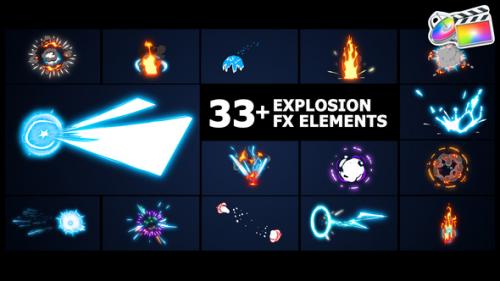 Videohive - Action Elements Pack | FCPX - 38016585
