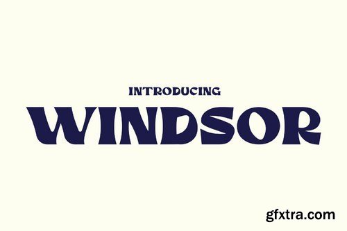 Windsor - Asia Inspired Typeface