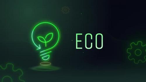 Videohive - Eco Environmental Social Ecology Bulb Background - 37993626