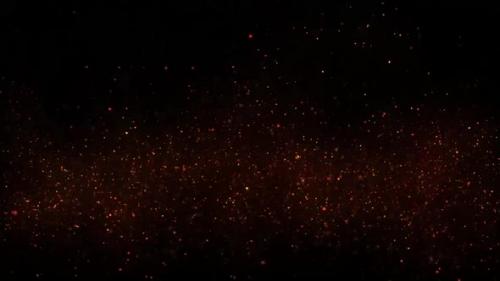 Videohive - Golden Particles Flying Animation - 37998553
