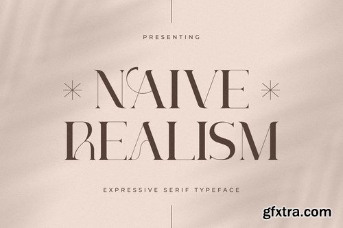 Naive Realism - Expressive Serif Typefacec