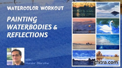 Simple Watercolour Workout: Painting Water and reflections