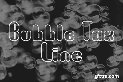 Bubble Tax Line Font